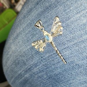 Dragonfly pendent 925